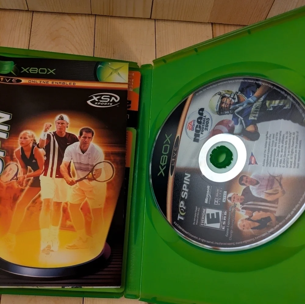 NCAA Football 2005 for Xbox - Green Case